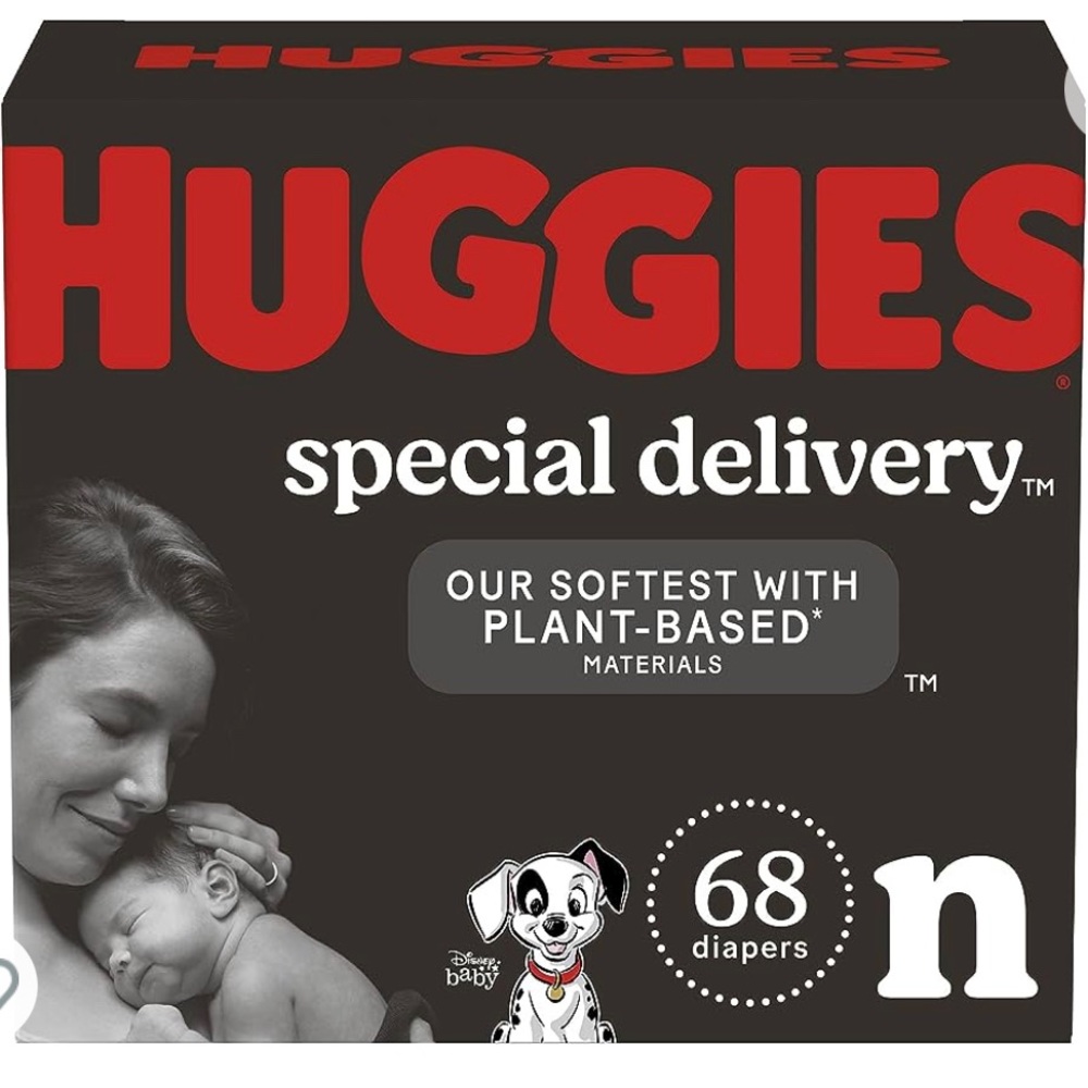 NIB Huggies Special Delivery newborn 68ct.